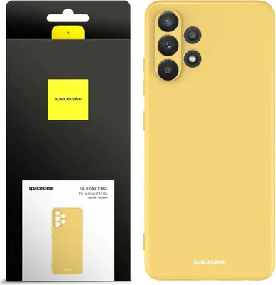 Immagine prodotto di Custodia in silicone SPACECASE Custodia in silicone per Galaxy A32 4G Giallo