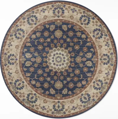 Produktbild von Orientalische Geometrien– Vinylteppich – Indoor Teppich – Flur – Pflegeleicht – Runder Teppich – PVC Teppich – Outdoor Teppich – Pflegeleicht – fi 90cm