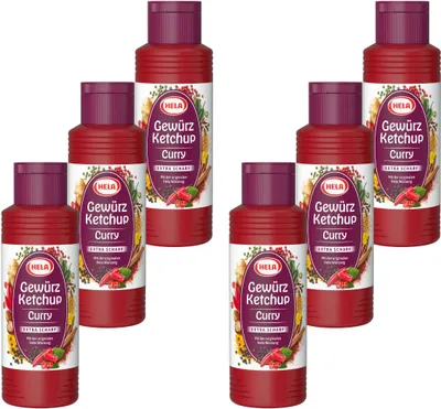 Produktbild von Hela Curry Gewürz Ketchup extra hot (6x300ml Flasche) VPE