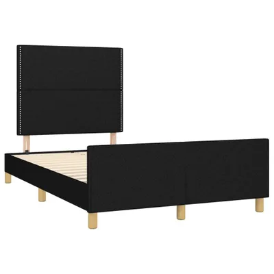 Immagine prodotto di Giroletto senza Materasso Nero 120x190 cm in Tessuto