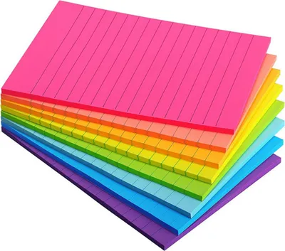 Obrázok produktu pre Linkované samolepiace bločky, 100 x 150 mm, 45 blokov, 6 farieb, silne lepiace bločky