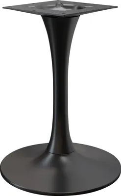 Produktbild von LEONARDO | Bistro Tischgestell | Schwarz | Fuß: Ø 50 cm | Säule: 10 x 73,5 cm | Tischgestell Rund, Gastro Tischgestell