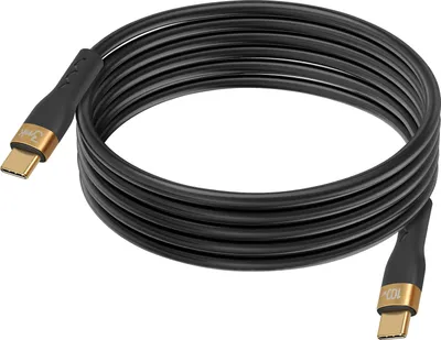 Produktbild von 3mk Hyper Silicone Cable Ladekabel auf USB-C to C 2m 100W Schwarz