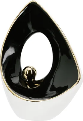Zdjęcie produktu dla Gilde Dekoobjekt, "Inside", Keramik, weiß, VE 2, L. 10 cm, B. 18.5 cm, H. 22 cm 58424 4063387584248