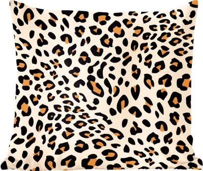 Produktbild von MuchoWow® Zierkissen Sofakissen Wohnzimmer Dekokissen 40x40 cm Tiermuster - Panther - Leopard - Foto Kissen - Schlafzimmer Dekoration
