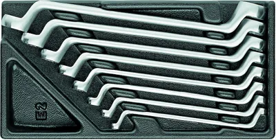 Produktbild von GEDORE 1500 ES-2 Doppelringschlüssel-Satz in 1/3 ES-Modul, 6621190