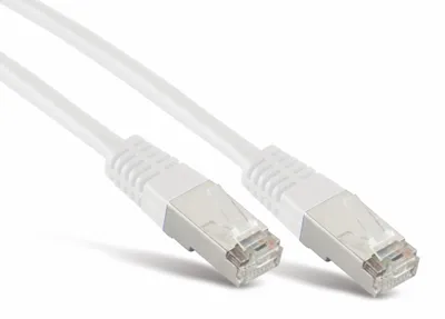 Immagine prodotto di Cavo patch cat 6 S/FTP PIMF Bianco senza alogeni 0,5 m