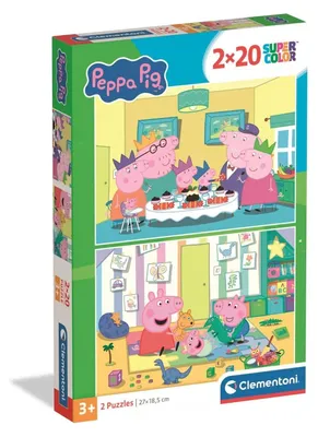 Image de CLEMENTONI - 2 x 20 pièces - Peppa Pig