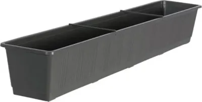 Produktbild von Blumenkasten geli Standard Kunststoff 100x17x14 cm anthrazit