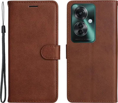 Produktbild von OPPO Reno11 F 5G Hülle - Coverup Klapphülle - Braun