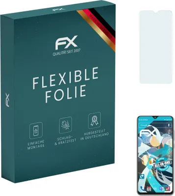 Produktbild von atFoliX FX-ActiFleX 3x Schutzfolie kompatibel mit Cubot Note 20 Pro Folie