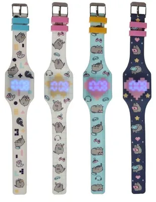 Obrázok produktu pre Zegarek dziecięcy Puckator z motywem Pusheen silikonowy