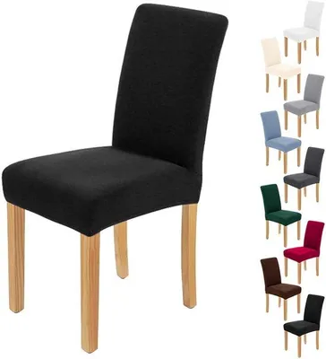 Obrázek produktu pro Unyqoos® Sada 6 potahů na židle – elastické a pratelné, prodyšné ochranné potahy, ideální pro svatby, hotely, restaurace a domácnosti
