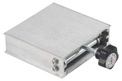 Produktbild von 100x100mm Labor-Hebetischplattformständer aus Aluminiumlegierung mit manueller Feineinstellung