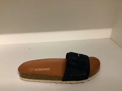 Produktbild von Verbenas 3304020268 Reiko Velour - Damen Pantolette - Marino