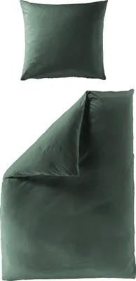 Produktbild von BIERBAUM Bettwäsche Biber BL 135x200 cm grün Bettbezug Bettzeug
