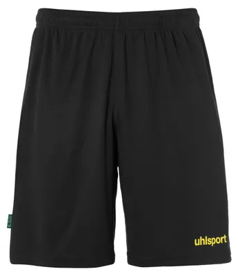 Image de Uhlsport Center Basic Shorts Ftp - noir/jaune citron, Taille:140