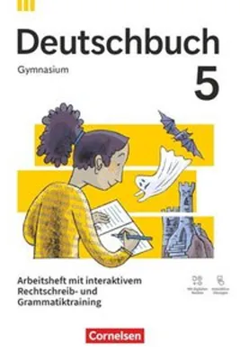 Immagine prodotto di Deutschbuch Gymnasium 5. Schuljahr - Zu allen Ausgaben 2026 - Arbeitsheft mit interaktivem Rechtschreib-/Grammatiktraining