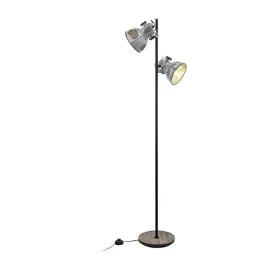 Obrázek produktu pro EGLO 49722, Černá, Hnědá, Nerezová ocel, Ocel, Dřevo, II, E27, 2 žárovek, 40 W