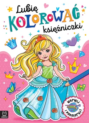 Zdjęcie produktu dla Kolorowanka księżniczki Aksjomat PL 39884