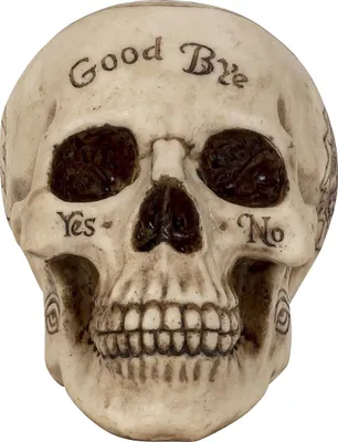 Produktbild von Mel-O-Design Halloween 3430 Totenkopf Schriftzug "Good Bye"