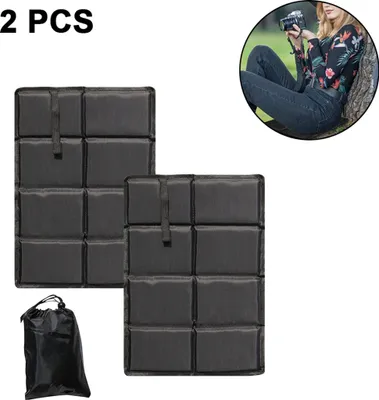 Produktbild von Outdoor Sitzkissen Leicht Faltbar & Waschbar. Thermokissen, Sitzmatte Inklusive Tasche. Sitzkissen mit Schutz vor Kälte, Nässe, Schmutz & Hitze