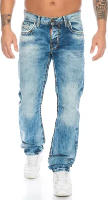 Produktbild von Cipo & Baxx Herren Jeans BJ4340 Blau, W29/L32