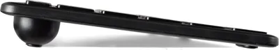 Image de V7 Slim CKW550UKBT Clavier & Souris - QWERTY - Anglais, Allemand - Clavier, Bluetooth/RF 2,40 GHz, Ciseaux, Noir - Souris, Bluetooth/RF, Résolution de mouvement 1600 dpi, Noir - AA, AAA