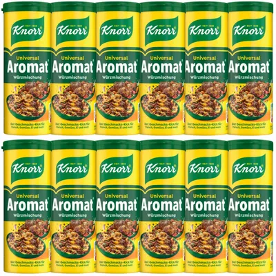 Zdjęcie produktu dla Knorr Aromat, dozownik przypraw, opakowanie zbiorcze (12 sztuk x 100g)