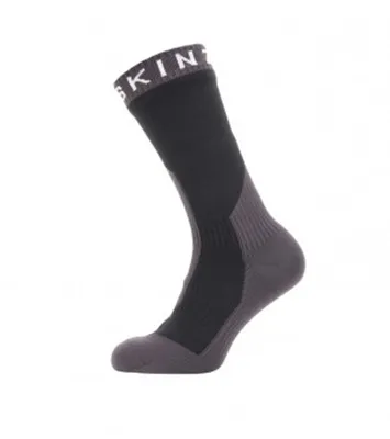 Produktbild von Socken SealSkinz Extrem Cold Weather Mid Gr.M (39-42) schwarz/grau