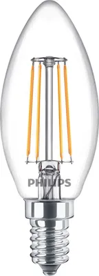 Zdjęcie produktu dla Philips Corepro LED świeczka E14 żarówka przezroczysta 4,3W 470lm - 840 Chłodna biel | Zamiennik 40W