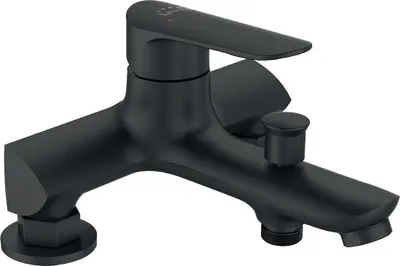 Produktbild von BADLAND Badewannenarmatur Wasserhahn APPIA Wannenarmatur für Badezimmer in Schwarz