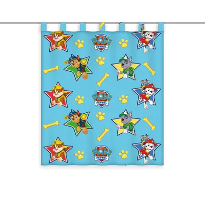 Produktbild von "Paw Patrol" Vorhang, 100% Polyester, Höhe: 160 cm / Breite: 140 cm