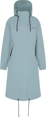 Produktbild von Didriksons Astrid Long - Damen Mantel, Größe:38, Farbe:factory blue
