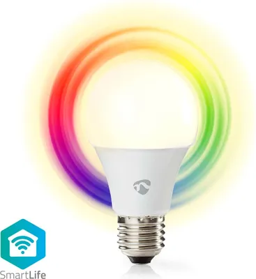 Produktbild von SmartLife Full Colour Glühbirne | Wi-Fi | E27 | 806 lm | 9 W | RGB / Warm- bis kaltweiß | 2700 - 6500 K | Android™ / IOS | Glühbirne | 1 Stk.