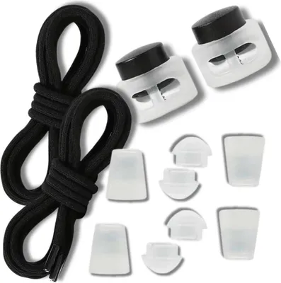 Produktbild von Elastische Schnürsenkel ohne Bänder mit schwarzem Rahmen