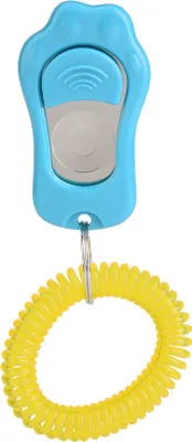 Produktbild von Einstellbare 3 Zahnradhund -Hundetraining -Klickklauen mit Armbandgurt für Katzen (Himmelblau)