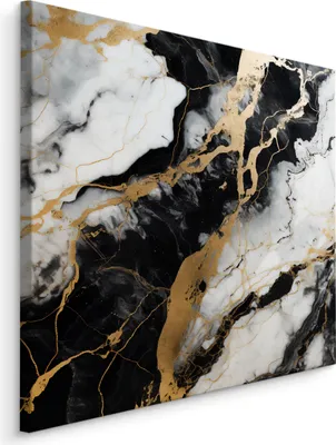 Produktbild von Muralo Leinwandbild Canvas MARMOR Abstraktion modische Muster Wandbild Br. 30 cm x Hö. 30 cm
