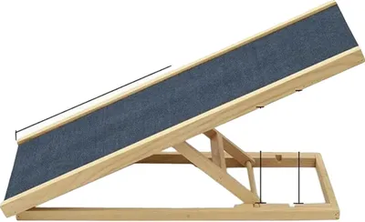 Obrázek produktu pro Schůdky pro psy, nastavitelná výška, protiskluzový design, 70 cm