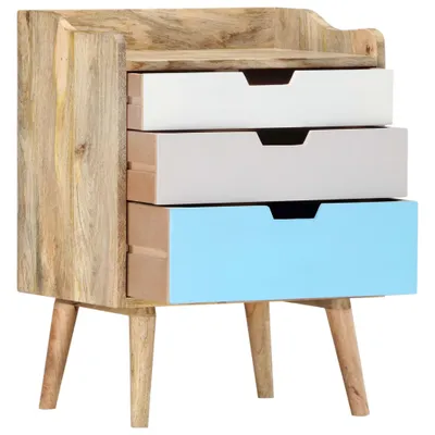 Image de vidaXL Table de nuit 47 x 35 x 63 cm bois massif mangue