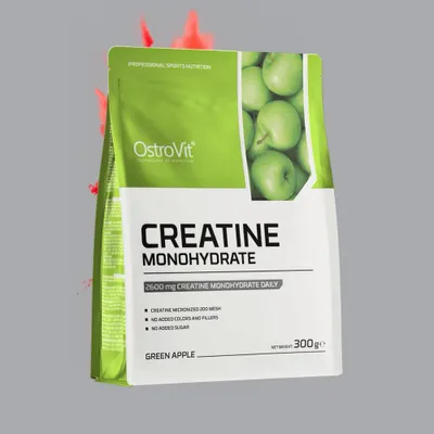 Produktbild von Creatine Monohydrate - flavoured (300g) Green Apple