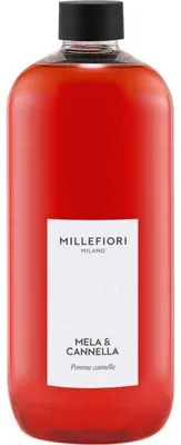 Zdjęcie produktu dla Millefiori Milano, wkład do dyfuzora o zapachu jabłka i cynamonu, 250 ml (77REMC)