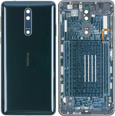 Produktbild von Gehäuse Rückseite für Nokia 8, Blau