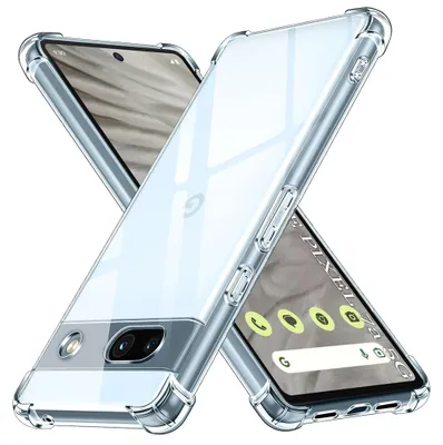 Produktbild von Techsuit Shockproof Back Cover Hülle für Google Pixel 7a - Transparent