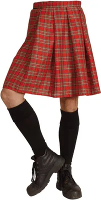 Produktbild von Schottisches Kilt für Erwachsene rot