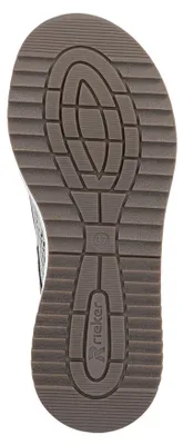 Produktbild von Rieker Damen Sneaker Low Top mit Reißverschluss extra weit Wechselsohle L5854, Größe:38 EU, Farbe:Braun