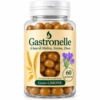 Productafbeelding van Gastronelle – Voedingssupplement met Kaasjeskruid, Haver en Zink – 60 Gummies met Citroensmaak