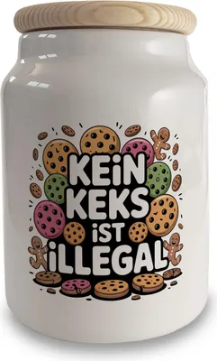 Produktbild von Lebkuchenmännchen Kein Keks ist illegal Keksdose
