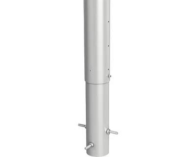 Obrázek produktu pro Plotový sloupek Biohort 90 cm Ø 8,5 cm k zabetonování stříbrný metalický