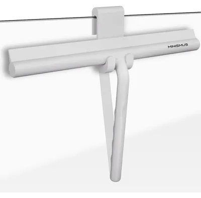 Produktbild von Minismus Silikon Duschabzieher 28 cm – Weiß für streifenfreies Finish